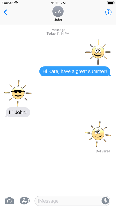 Happy Summer Emoji screenshot 3