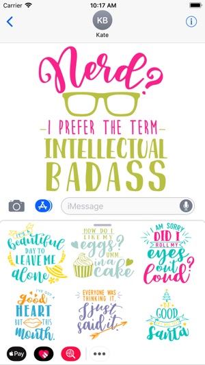 Funny Quotes Sticker