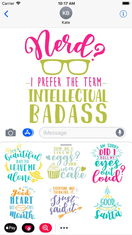 Funny Quotes Sticker