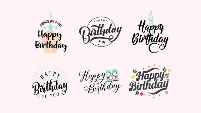 Happy Birthday Stickers Wishes(圖2)-速報App