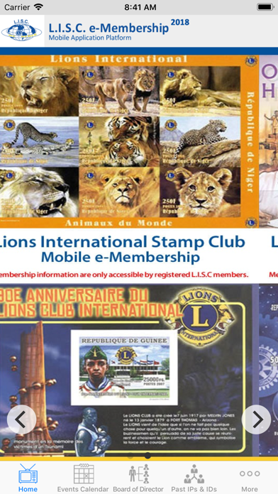 Lions International Stamp Club screenshot 2