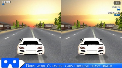 VR Racing Car Highway screenshot 2