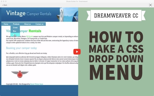 Simple Guides For  Dreamweaver(圖3)-速報App