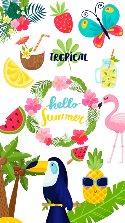 Tropical Summer - Sticker Pack