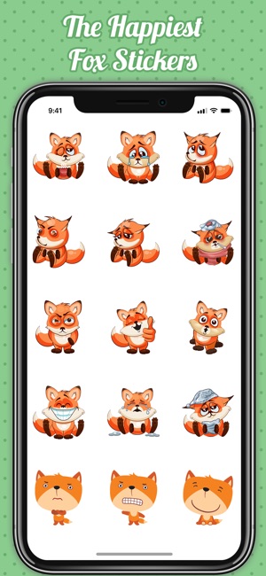 Cute Fox Emojis(圖2)-速報App