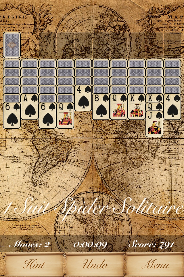 The Spider Solitaire Game screenshot 4