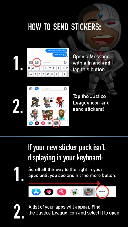 Justice League - Stickers screenshot-4