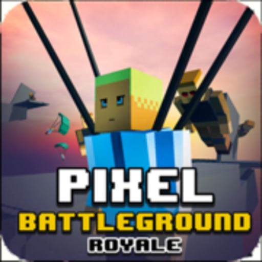 Pixel Battle Royale Ground Gun Icon