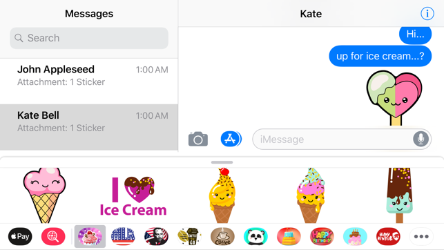 Ice Cream Funny Emoji Sticker(圖3)-速報App