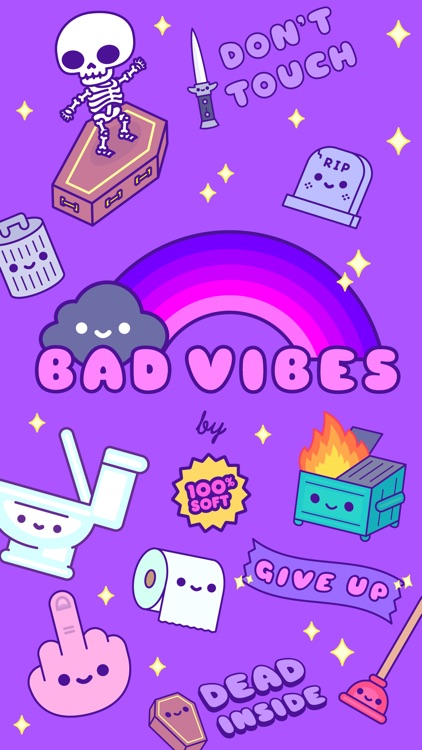 Bad Vibes Stickers