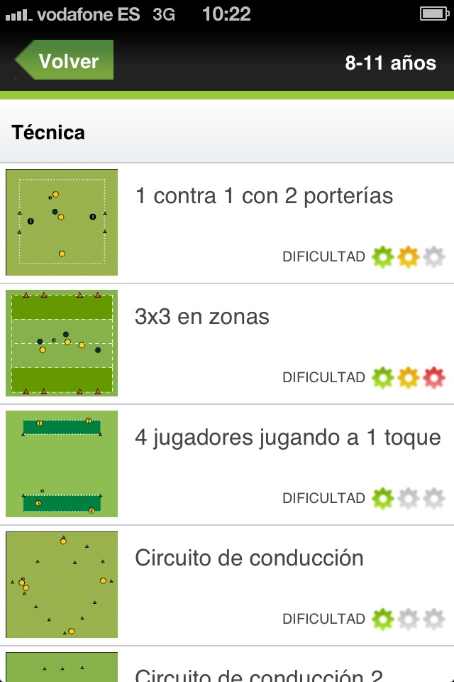 Ejercicios Fútbol Base screenshot 3