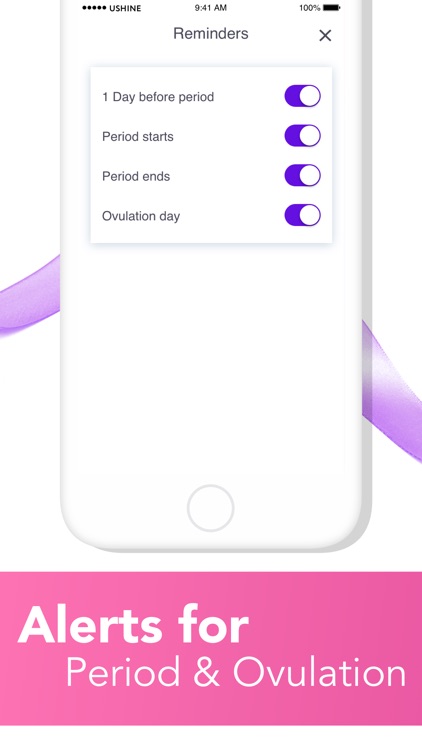 UShine: Period & Pill Tracker screenshot-4
