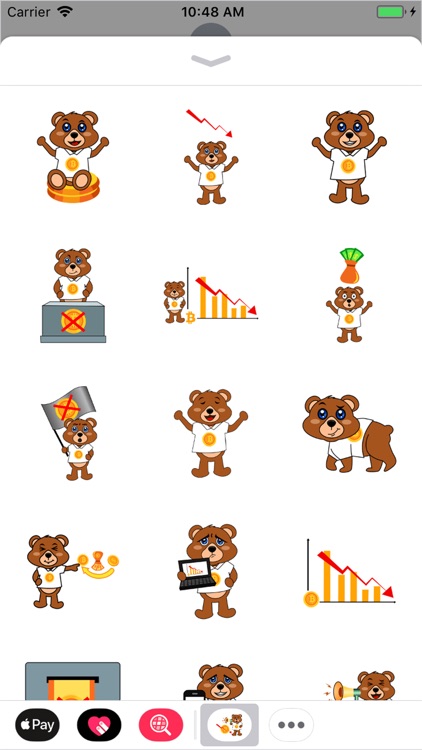 Bitcoin Bear Stickers