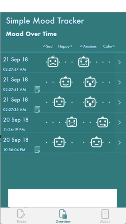 Simple Mood Tracker