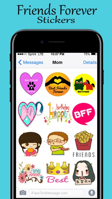 Love Friends Forever Stickers screenshot 3