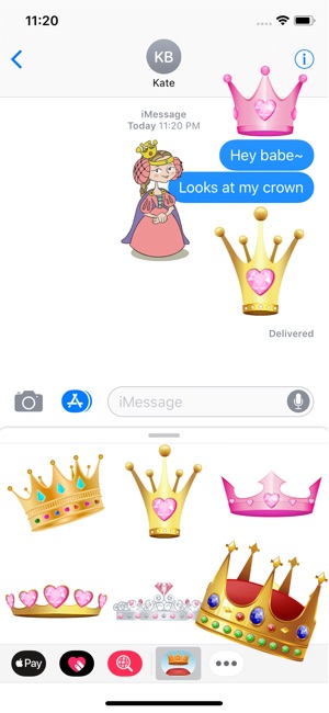 Majestic Crown Stickers