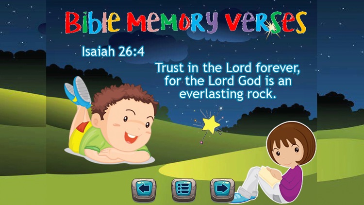 Reading English Memory Verses