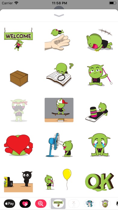 Alien Monster Animated Sticker screenshot 2
