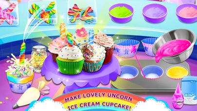 Rainbow Unicorn Ice Cream Game screenshot 3