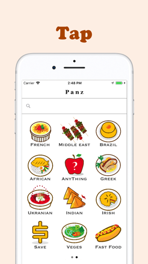 Panz - Find restaurants nearby