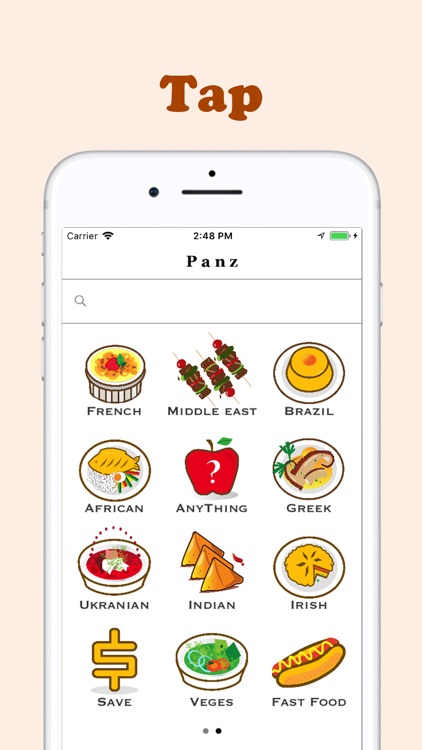 Panz - Find restaurants nearby