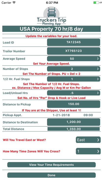 ETA PTA Calculator Solo screenshot-3