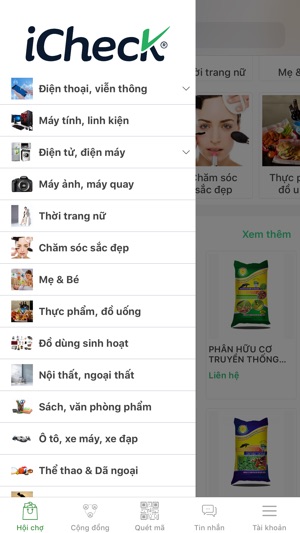 iCheck Expo - Chợ sỉ online
