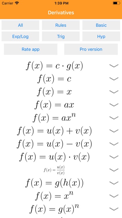 Math Derivatives