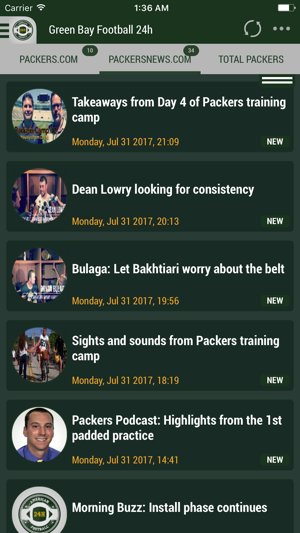 24h News for Green Bay Packers(圖1)-速報App