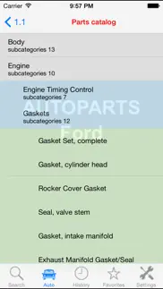 autoparts for ford iphone screenshot 2