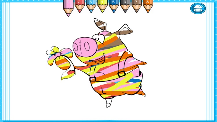 Coloring For Pig and Friends screenshot-3