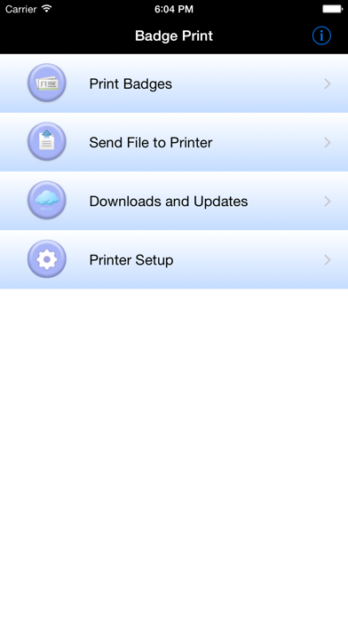 How to cancel & delete Badge Print from iphone & ipad 1