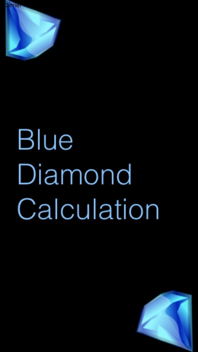 Blue Diamond Calculation screenshot 2