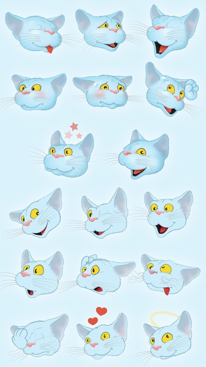 Blue Cat emoji