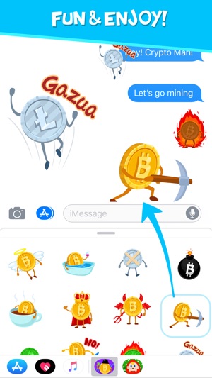 Cryptalk - Bitcoin Stickers(圖3)-速報App