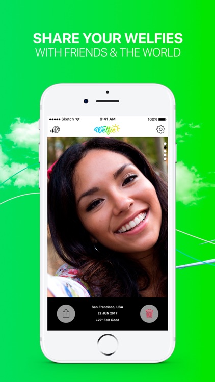 Welfie - your smart personal weather companion screenshot-3