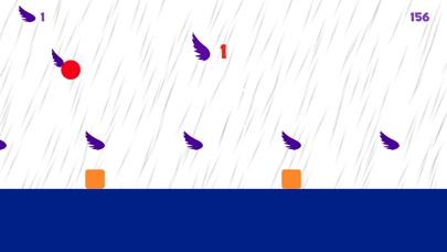 Flying Ball - Collect wings to fly over the blocks screenshot 3