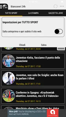 Game screenshot Bianconeri 24h apk