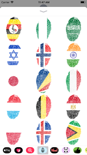 Fingerprint Flags Sticker Pack(圖3)-速報App