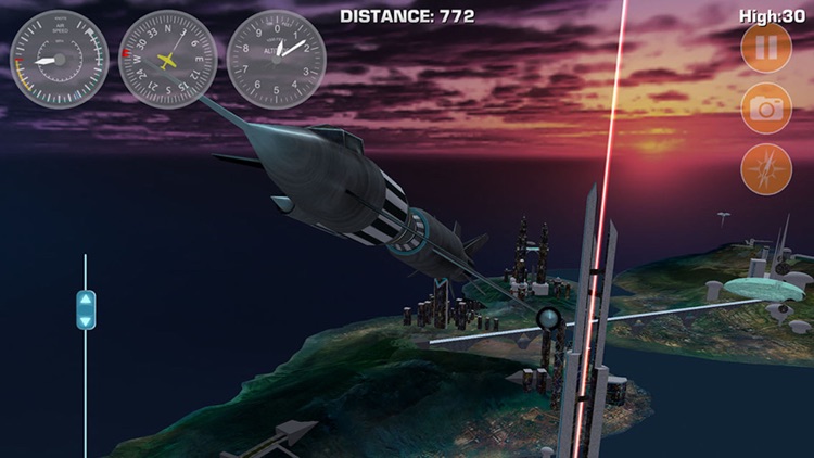 Airplane Fly Megatropolis screenshot-3