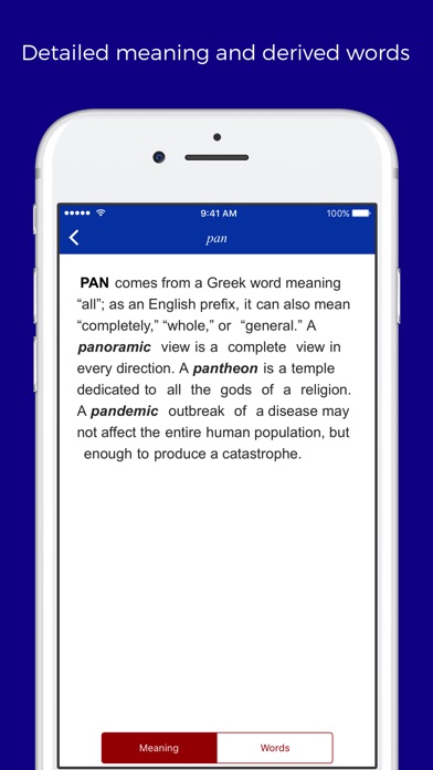 Classical roots and words screenshot 2