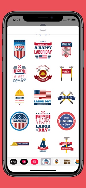 Labor Day - USA stickers(圖2)-速報App