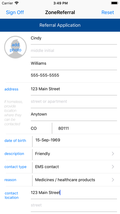 ZoneReferral screenshot 2