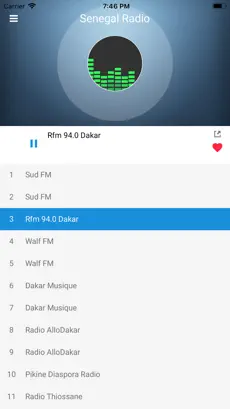 Captura 4 Senegal Radio Station FM Live iphone