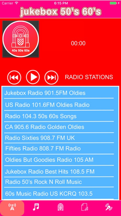 jukebox 50's & 60's
