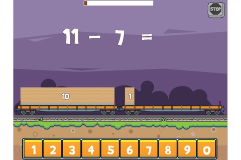 Rekenblobs plus- en minsommen screenshot 3