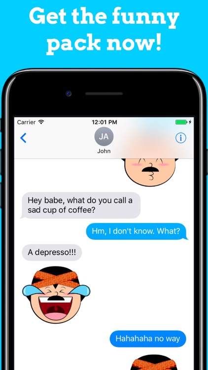 Funny Man Cartoon Face