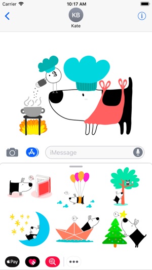 Birdy & Puppy - Emoji Stickers(圖2)-速報App