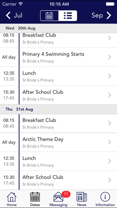 St Bride's Primary School Bothwell screenshot 2