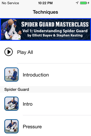 BJJ Spider Guard Vol 1 screenshot 3
